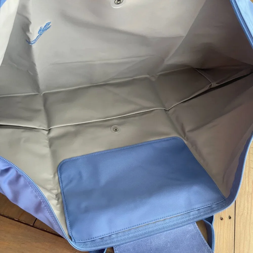 Longchamp Le Pliage  Travel bag XL Weekender - ***  Cornflower Blue -  NWOT - Picture 11 of 11